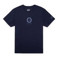 奥索卡 OZARK GEAR户外短袖T恤男2024夏季冰镐印花棉T恤圆领简约短袖 339077 深蓝-201 M/170