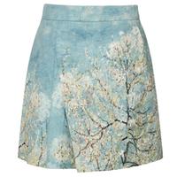 伊芙丽（eifini）伊芙丽高腰设计感短款半身裙1E8241511I 浅蓝 L 165/68A