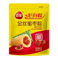三全龙舟粽蜜枣粽八宝粽200g双豆沙甜粽子鲜肉咸粽端午节真空包装 蜜枣龙舟粽200g(真空包装)*2袋