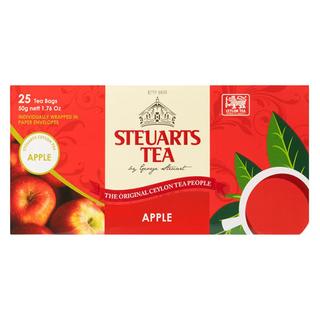 Steuarts Tea锡尔德 斯里兰卡伯爵红茶包袋泡茶冷泡热泡红茶独立茶包 50g1盒苹果红茶
