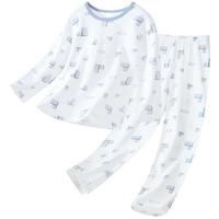 【100%纯棉】男童睡衣夏季薄款儿童家居服中大女童空调服套装