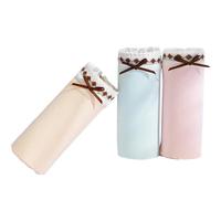 都市丽人内裤女简约舒适女士中腰组合内裤3条装2K43A9 浅粉/浅肤/浅蓝 3XL