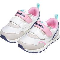 基诺浦（ginoble）儿童学步鞋 25春软底透气男童女宝宝婴幼儿童鞋款机能鞋GW1693 棉白/杏仁粉 27 170mm 适合脚长166-175mm