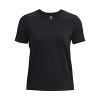 安德玛（UNDERARMOUR）Meridian女子柔感修身运动短袖T恤1379155 黑色001 S
