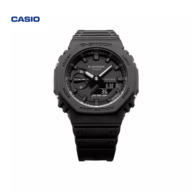 CASIO 卡西欧 农家橡树 G-SHOCK YOUTH系列 45.4毫米石英腕表 GA-2100-4A