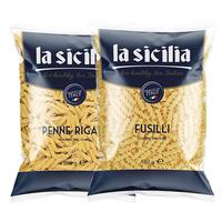 辣西西里lasicilia 意大利面500g*2 花色意粉西餐沙拉(螺旋型+通心粉)