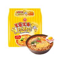 不倒翁(OTTOGI)韩国 奥多吉芝士风味拉面111g*4包 真芝士拉面 韩式泡面 芝士拉面111g*4包