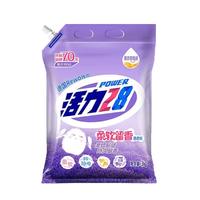 活力28 Power28 28 2828柔软留香洗衣粉4斤柔顺护理除静电 薰衣草持久留香 无磷配方