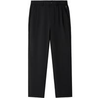 京东京造休闲裤男山不在高系列宽松裤子男春季 黑色（净色）(21) XL 180/88A(XL)149~162斤