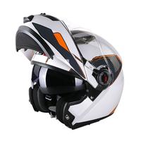 LS2摩托车头盔男女四季揭面盔可拆半盔双镜片电动车3C四季夏 FF370 哑黑灰竞速 XXL