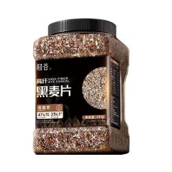 初谷 低脂高纤 黑麦片  高纤黑麦片1000g罐装 1000g