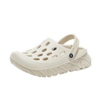 骆驼（CAMEL）洞洞鞋2024夏季户外拖鞋男女包头沙滩鞋开车凉鞋F14B834610 浅卡其 37