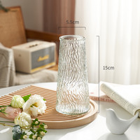 若花 EYYNN 玻璃花瓶 大 透明花纹