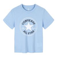 匡威Converse童装2025年夏季男女童透气舒适经典儿童短袖上衣 天空蓝 110 /56【身高104-110cm】
