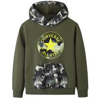 匡威儿童长袖连帽卫衣中大童休闲上衣 羽白色 110(4) 