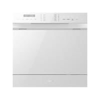 美的（Midea）洗碗机嵌入式VX10 家用10套 变频净洗 升级三星消毒 洗碗消毒一体 热风烘干升级双驱变频 【白色VX10】颜色不同，功能一致 洗消烘存一体