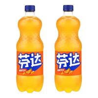 可口可乐 Coca-Cola可乐汽水 碳酸饮料 888ml 雪碧柠檬味 芬达橙味 大瓶装 含糖 无糖 芬达888ml*2瓶