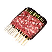 京觅宁夏盐池滩羊肉 生鲜原切羊肉串1.2斤【20串】户外烧烤食材清真 【烧烤必选】羊肉串600g