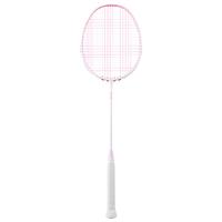 移动端、京东百亿补贴：威特斯 目击者羽毛球拍-剧烈反应-白粉全碳素超轻专业级羽拍耐打5UG5单拍 5U 珍珠白全碳素单拍