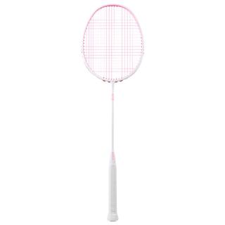 移动端、京东百亿补贴：威特斯 目击者羽毛球拍-剧烈反应-白粉全碳素超轻专业级羽拍耐打5UG5单拍 5U 珍珠白全碳素单拍
