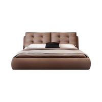 费杰罗皮床 双人床1.8米2米现代简约软包储物婚床1.8米主卧大床512#