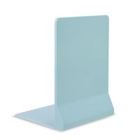 得力（deli）全塑L型可折叠桌面桌上书立置物架开学必备书收纳书籍挡靠夹 2片/ TB511蓝色 【便携易收纳】17cm折叠书立-蓝