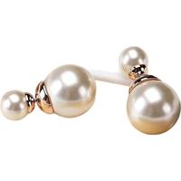 墨利亚海贝珠珍珠项链母亲节珍珠耳钉女友 双面贝珠耳钉（玫瑰金）