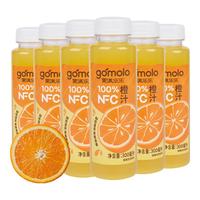 果满乐乐100%NFC橙汁纯果汁饮料 300ml*6瓶
