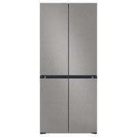 三星 超薄嵌入式 四开门冰箱  石岩灰 501L