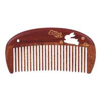 谭木匠精巧系列作品福兔绵绵实木梳子礼盒便携口袋梳居家日用馈赠亲友礼