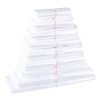 海伊朵食品袋白色塑料袋透明手提袋打包袋背心袋方便袋购物袋保鲜袋 透明早餐袋15*26cm 1000个