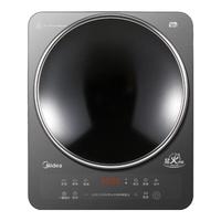 美的（Midea）电磁炉家用商用凹面3500W猛火爆炒电磁灶多功能高端火锅炒菜炉灶凹槽型电炒炉锅 升级款【 IH立体加热 60mm加深凹面】