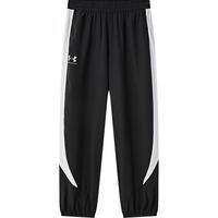 安德玛（Under Armour）儿童长裤男女童春夏速干梭织长裤儿童运动休闲梭织长裤252123506 黑色 150