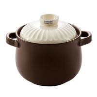 炊大皇陶瓷煲4.5L砂锅煲汤熬药煮粥焖饭炖锅 养生汤锅大肚煲明火使用 【偏煲汤】 4.5L