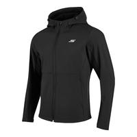 斯凯奇（Skechers）外套男春夏季2025百搭户外运动夹克时尚潮流针织休闲外套 03K8/炭黑色-连帽 S S/165/84A