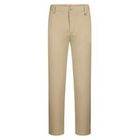 柒牌【含竹纤维】休闲裤男士2025春夏商务简约修身直筒长裤子 杏色 36 (180) 92A（2.82尺）