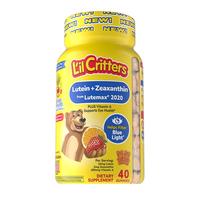 小熊糖（L'ilCritters）丽贵10mg叶黄素含量专利版儿童护眼维生素A软糖40粒青少年