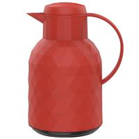 乐唯诗（LOVWISH）保温壶家用户外开水瓶热水瓶暖壶保温瓶大容量车载暖水瓶 红色钻纹【按压款 1.6L