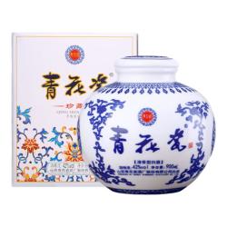 青花瓷 白酒清香型白酒纯粮酒坛装白酒42度 单坛装