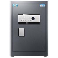 虎牌保险柜家用小型指纹密码保险箱办公财务全钢防盗可入墙保管箱柜 博瑞Pro系列 60cm 钢琴黑