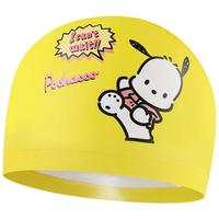 洲克（ZOKE）儿童帕恰狗PU涂层泳帽护发护耳可爱游泳帽624604104 黄色帕恰狗