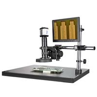 奥斯微（AOSVI） 专业电子显微镜带屏显示视频数码显微镜工业电子放大镜接电脑 AO-UV200标配（三输出拍照测量）