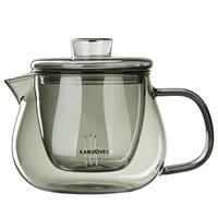 金灶（KAMJOVE）加厚耐高温玻璃泡茶壶全玻璃茶壶茶具大容量家用茶壶过滤泡茶壶 GO-60 500ml