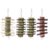 憨憨宠兔子磨牙棒零食 提摩西草苜蓿草草棒草球草球兔子用品 组合磨牙串四件套