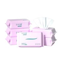 五月印象（may impression）婴儿柔软绵柔巾一次性干湿两用洁面卸妆干湿两用洗脸巾 【柔软平纹】80抽*6包