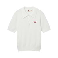 Levi's李维斯25年春季女士经典时尚休闲简约短袖Polo衫 白色 004IQ-0002 L