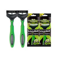  Schick/舒适 轻巧便携 剃须刀套装  2支