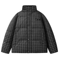 卡宾男装 90鸭绒羽绒服2024秋冬小香风宽松外套保暖潮流H 煤黑色01 S /165/46