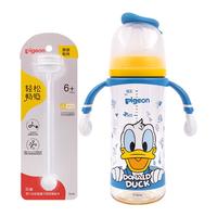 贝亲（Pigeon）迪士尼奇妙惊喜PPSU奶瓶+重力球组套330ml  6个月+