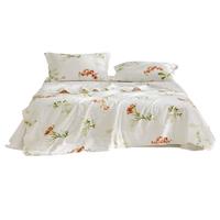 罗莱生活 LUOLAI 家纺 空调被子 100%全棉可水洗抗菌夏凉被芯  净重2斤 150*215 全棉可水洗抗菌夏被-水仙百合